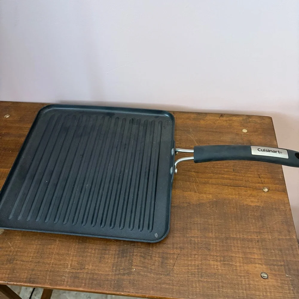 💙Cuisinart 11” Black Nonstick Grill Pan